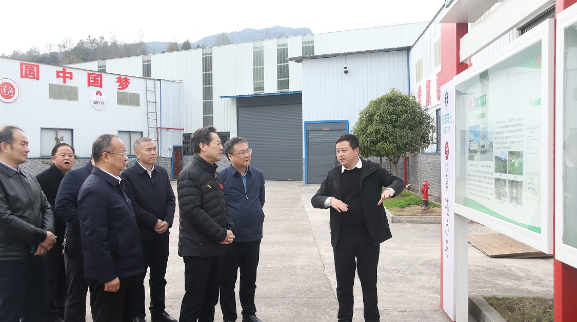 湖南省政協(xié)副主席虢正貴帶隊(duì)調(diào)研湘豐桑植白茶公司